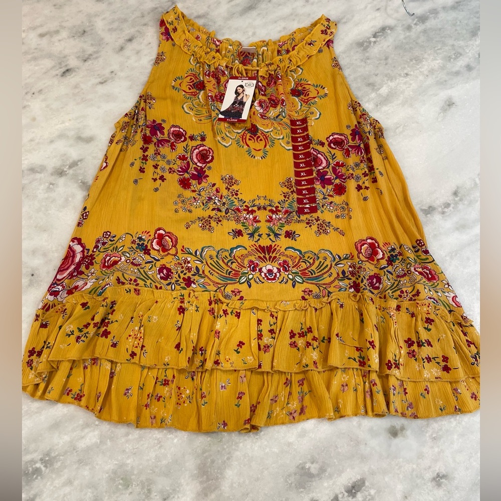 Womens Bila Gold floral blouse